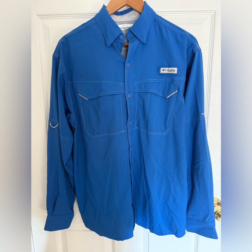 Columbia PFG “Omni Shade” Long Sleeve Size Small